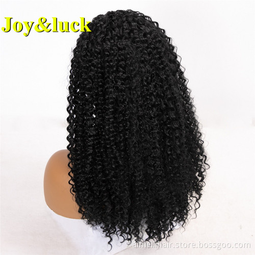 Women's Head Band for African Black Hairband Wigs Wholesale Price Ladies Hair Scarf Long Curly Headband Wig Synthetic Hair Wigs
